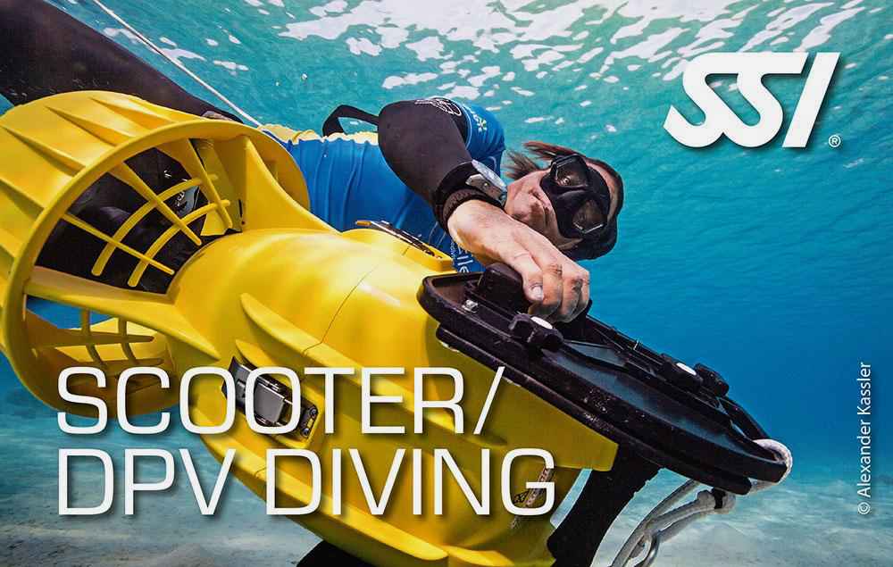 دوره غواصی با اسکوتر - Scooter/DPV Diving