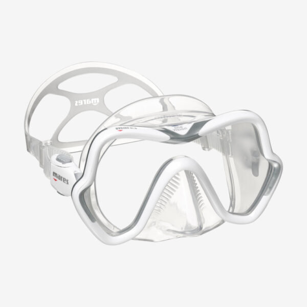 Mares-Mask-One-Vision-Silver-Clear